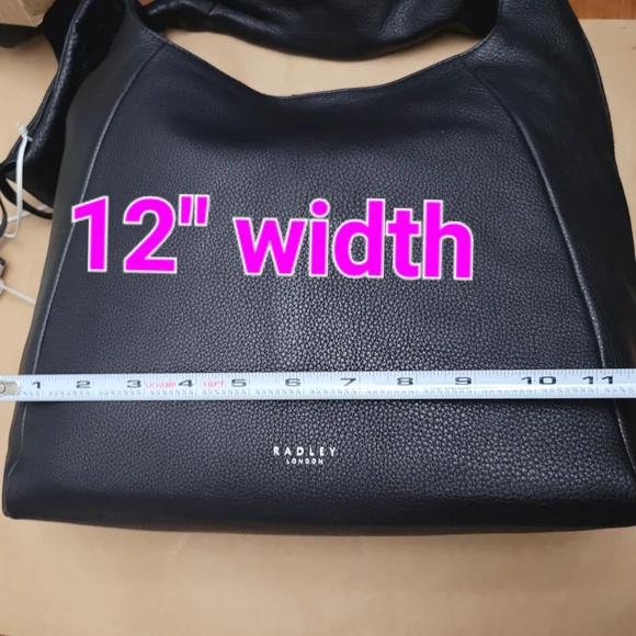 RADLEY LONDON Black Hobo Bag - Picture 8 of 12